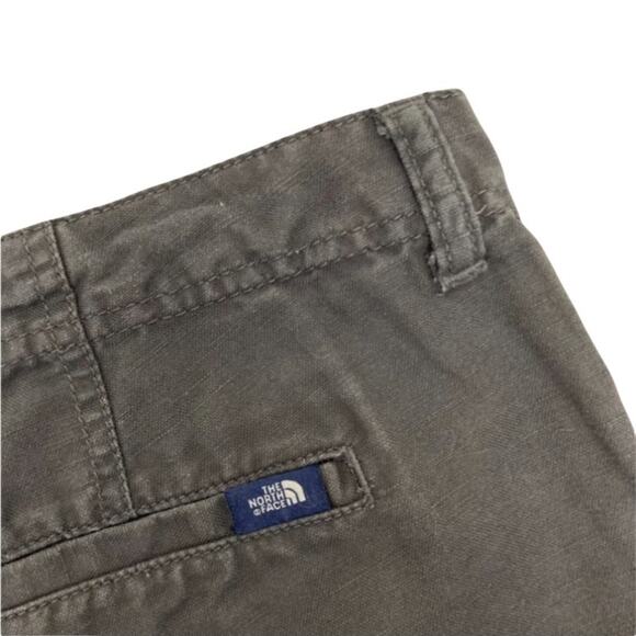 The North Face Gray Flat Front Shorts Sz 6 - Picture 6 of 7